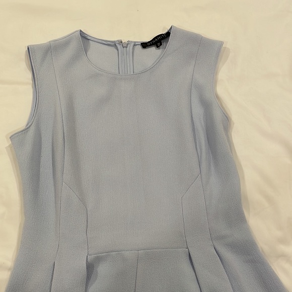 Powder Blue Dynamite Cocktail Dress - Picture 3 of 5